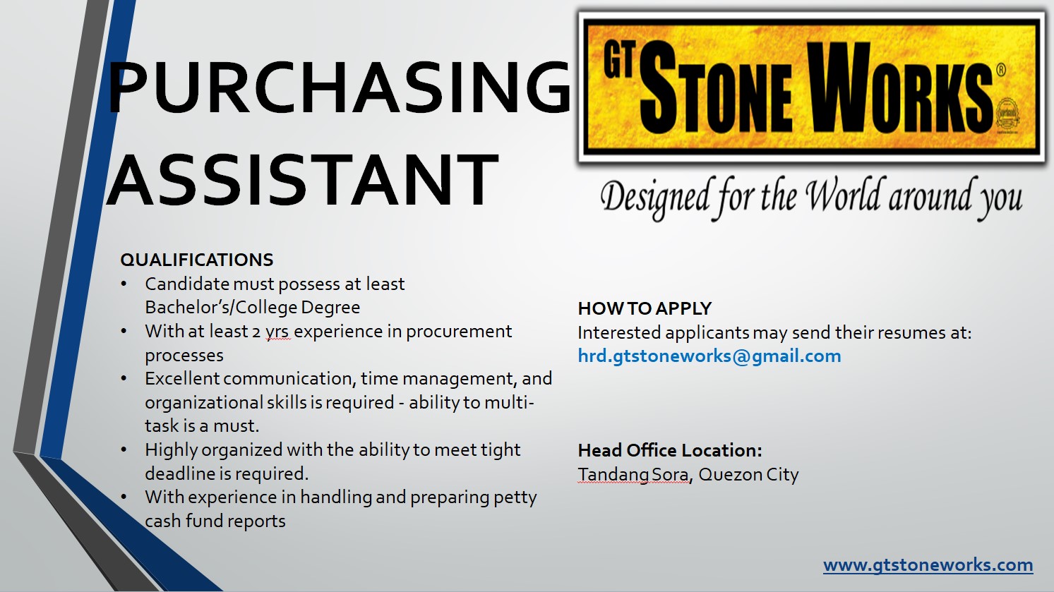 PURCHASING ASSISTANT